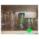 Coca-Cola Flared Tumblers and Votive Glasses