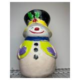 Painted Snowman Christmas Decoration