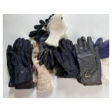 Leather, Knit & Winter Gloves Lot