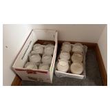 White Frosted Glass Light Shades Lot