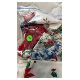Christmas Linens & Crocheted Potholders