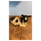 Large Holstein Cow Figurine