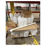 2.5-Gallon Plastic Bottles, Caps & Pipe
