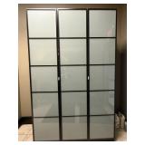 59' IKEA PAX Wardrobe w/ Frosted Glass Doors