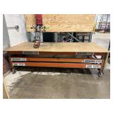 104' Mobile Pallet Rack Workbench