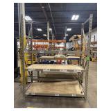 72' Boltless Steel Shelving, 2 Levels