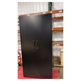 72' Locking Steel Storage Cabinet w/ 4 Shelves