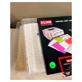 Uline & OnlineLabels Laser Label Assortment