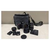 Nikon D7000 DSLR Camera w/ 2 Nikkor Lenses