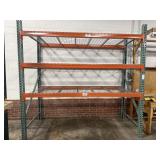 96' Teardrop Pallet Rack, 3 Levels