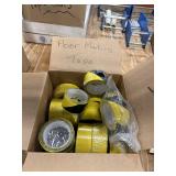 Large Lot Yellow/Black Floor Marking Tape