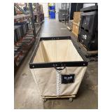 Uline H-2447 10-Bushel Canvas Basket Truck