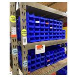 24 Uline Blue Stackable Bins 7-1/2 x 4 x 3