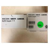 (2) Ricoh Savin Lanier Type T Refill Staples