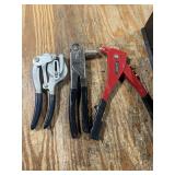 (3) Hand Rivet Guns
