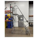 Uline Rolling Ladder, 450 lb Capacity