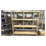 72' Boltless Steel Shelving, 4 Levels