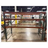 96' Teardrop Pallet Rack, 3 Levels