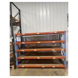8' Teardrop Pallet Rack, 5 Levels