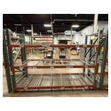 96' Teardrop Pallet Rack, 3 Levels