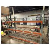 102' Teardrop Pallet Rack, 3 Levels