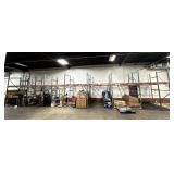 7-Bay 2-Deep Push Back Pallet Racking