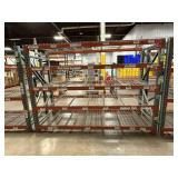96' Teardrop Pallet Rack, 5 Levels