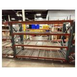 96' Teardrop Pallet Rack, 5 Levels