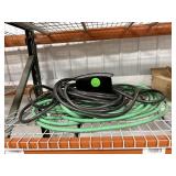 2 Garden Hoses w/ Hose Hanger