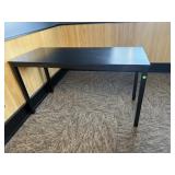 Approx. 48' x 24' Black Work Table / Desk