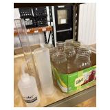 Glass Jars & Graduated Measuring Containers