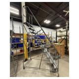Tri-Arc 10-Step Rolling Ladder, 95' Platform