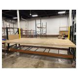 153' Rolling Industrial Workbench w/ Shelf