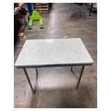 Vintage Mid-Century Style Folding Table
