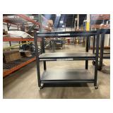 35' 3-Tier Steel Shelf Unit