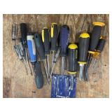 Assorted Screwdrivers & Nut Drivers