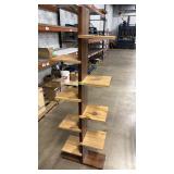 72' Two-Sided Wood Display Shelf