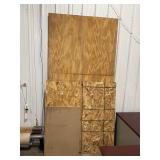 Assorted Plywood, OSB & Fiberboard Panels
