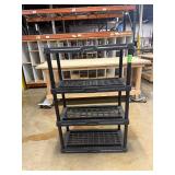 36' 3-Tier Heavy-Duty Plastic Shelving