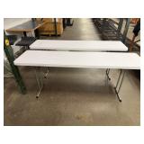 Pair of 72' ï¿½ 18' Folding Training Tables