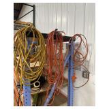 Large Lot of Heavy-Duty Extension Cords