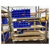 72' Mobile Boltless Shelving, 5 Levels w/ casters