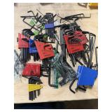 Large Assortment Hex & Allen Wrenches