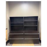 Cherryman Verde (2) Lateral Files w/ Hutches
