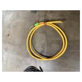 Gas Hose w/ Shutoff Valve & Quick Coupler