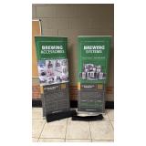 Pair of Retractable Trade Show Banner Stands