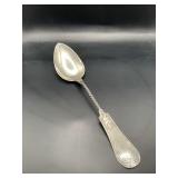 Coin Silver Twist Handle Serving Spoon