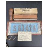 Lohman Turkey Call, Quail Call & 1959 Deer Tag