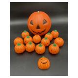 Pumpkin Clip-On Lamp Shade & Light Covers