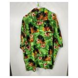 Green Sunset Palm Hawaiian Shirt XXL